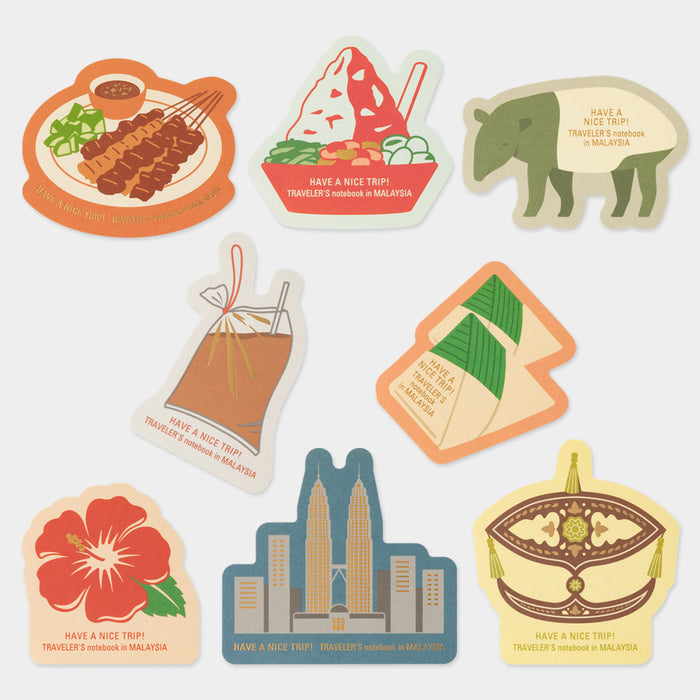 TRAVELER'S FACTORY Local Things in Malaysia // Sticker Set