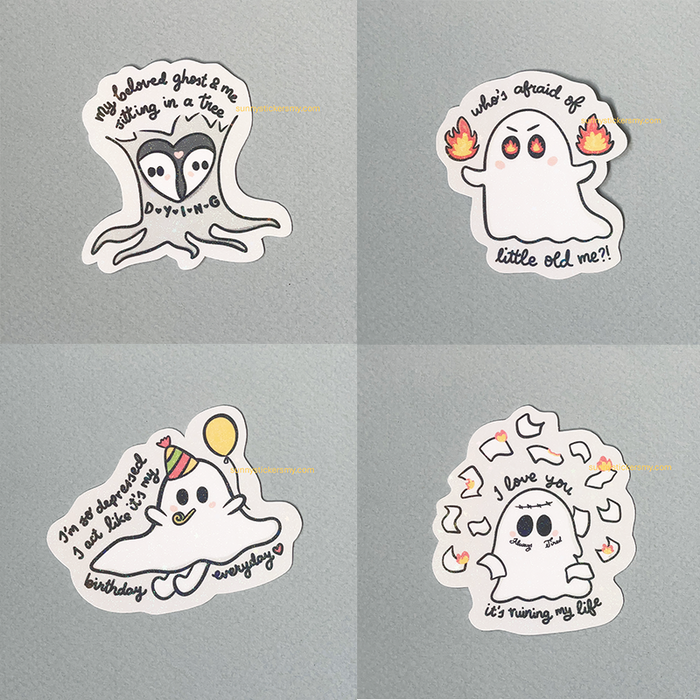 Sunny Stickers MY Sticker Pack // Ghostie Poet