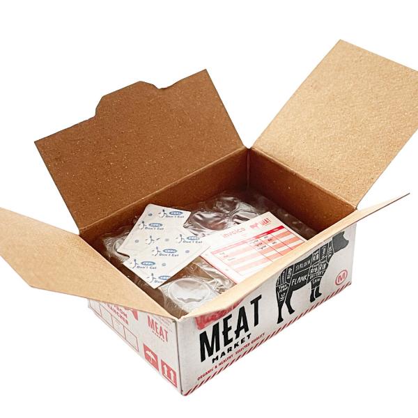 Haco Flake Sticker Box Set // Meat