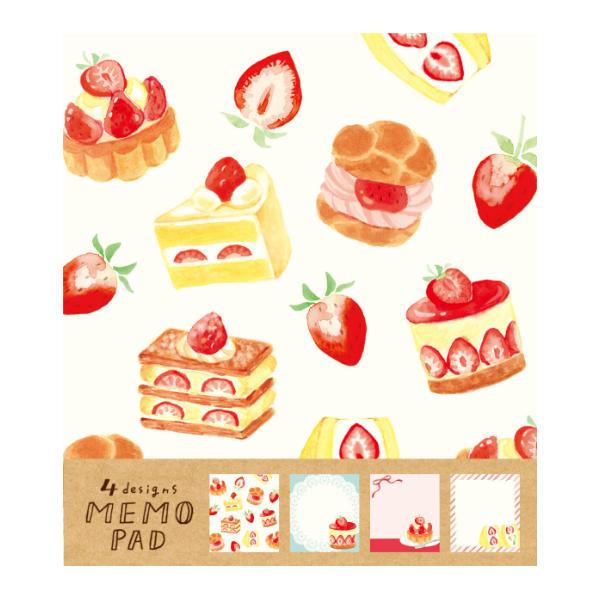 Furukawashiko Memo Pad // Strawberry