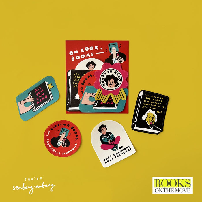 Projek SembangSembang Sticker // Oh Look, Books!