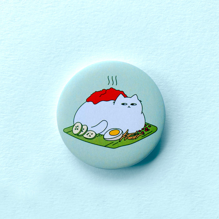 Moving Pencil Button Badge // Nasi Lemeow