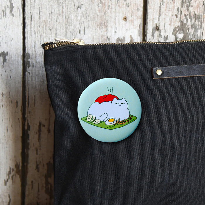 Moving Pencil Button Badge // Nasi Lemeow