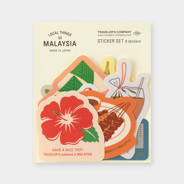 TRAVELER'S FACTORY Local Things in Malaysia // Sticker Set