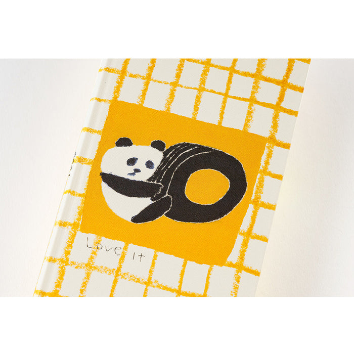 2024 (Spring) Hobonichi Weeks Hardcover Planner // Jin Kitamura: Love it (Panda) Yellow Plaid