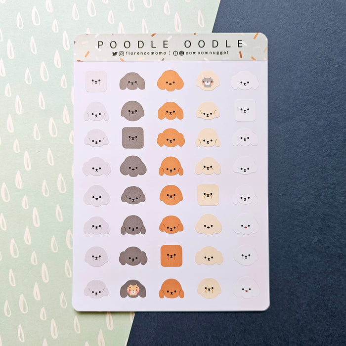 Florence Momo Sticker Sheet // Poodle Oodle