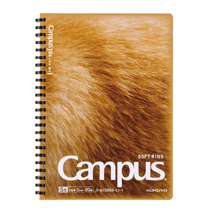 【Limited Edition] KOKUYO Campus Paws A5 Soft Ring Notebook