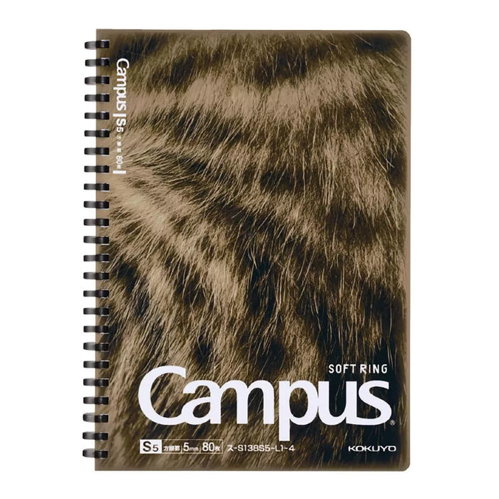 【Limited Edition] KOKUYO Campus Paws A5 Soft Ring Notebook