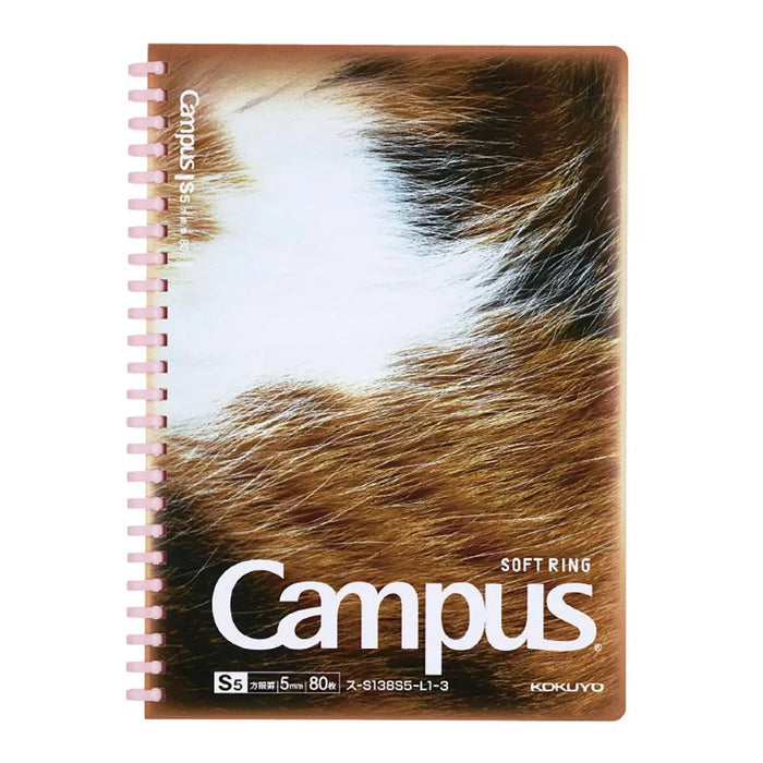 【Limited Edition] KOKUYO Campus Paws A5 Soft Ring Notebook