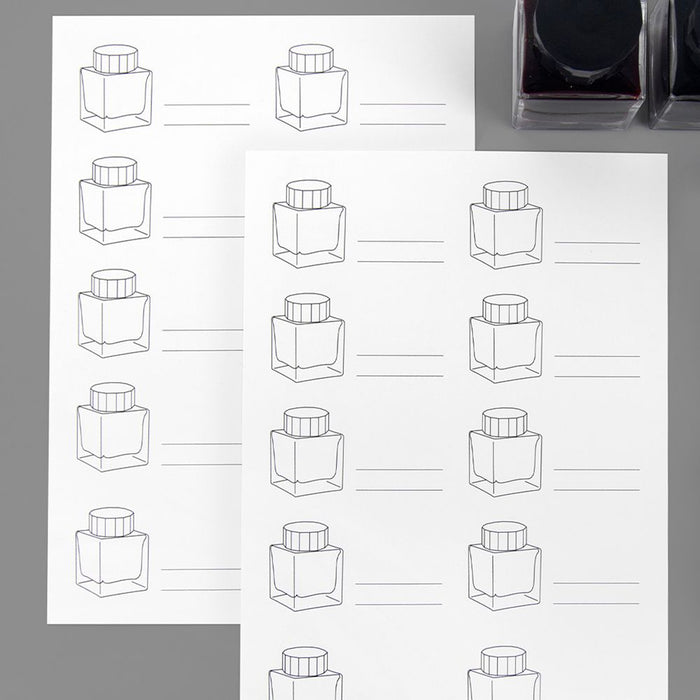 Wearingeul Color Swatch Sheet // 10 Ink Bottles