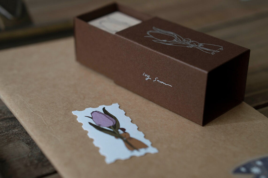 Ivy Snow Rubber Stamp // Tulip Girl