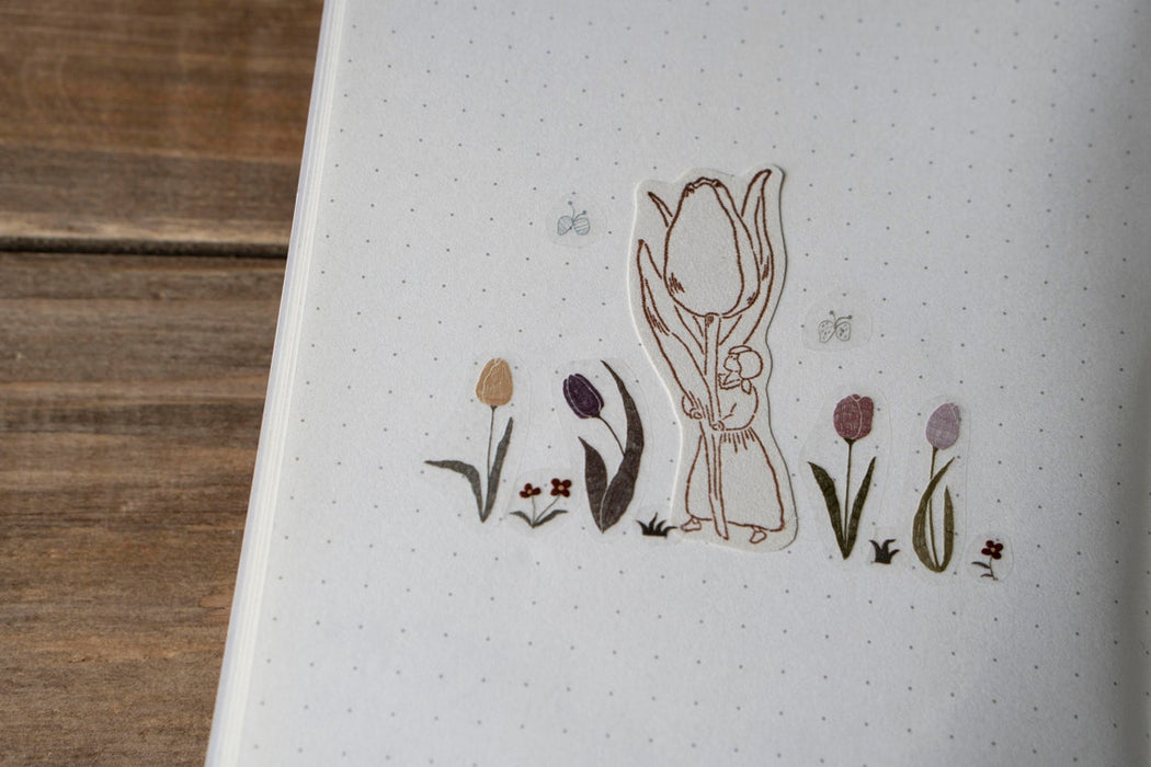 Ivy Snow Rubber Stamp // Tulip Girl