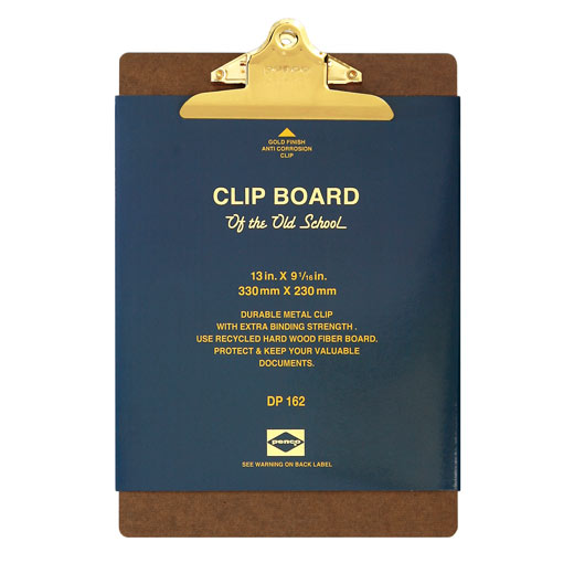 PENCO Clip Board O/S Gold (4 Sizes)