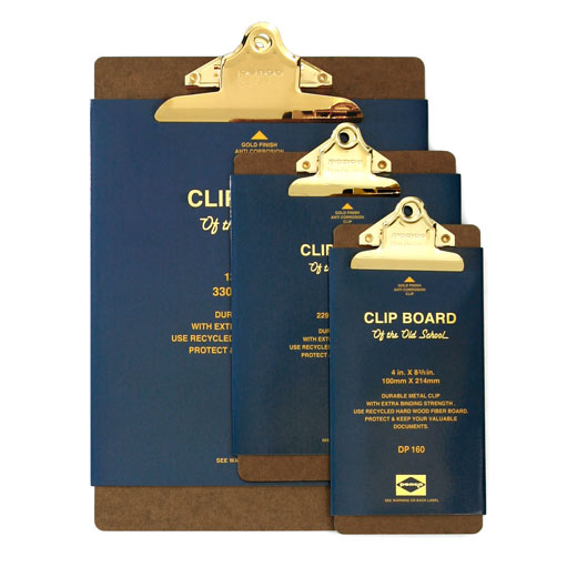PENCO Clip Board O/S Gold (4 Sizes)