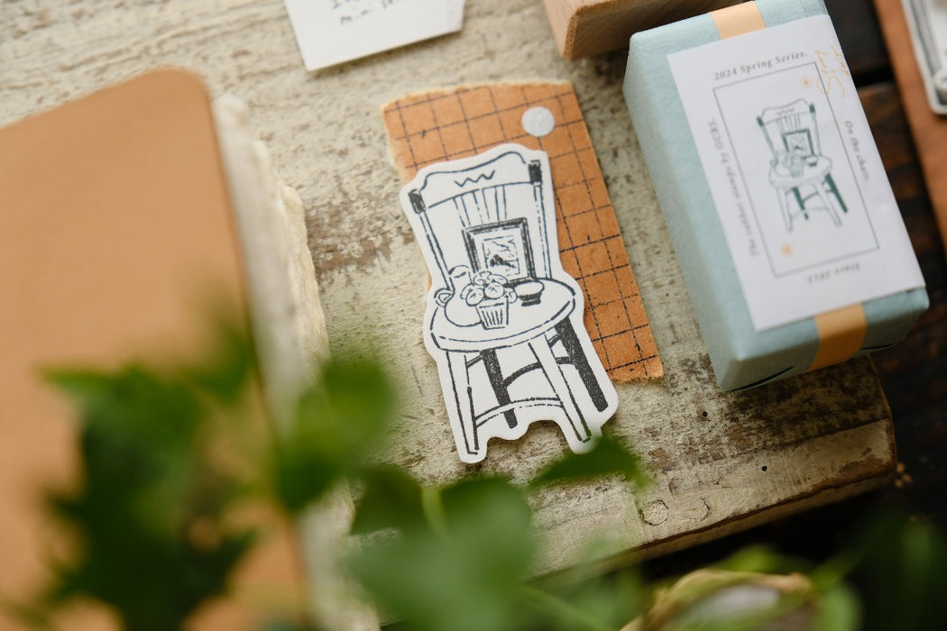 OURS Rubber Stamp // On the Chair