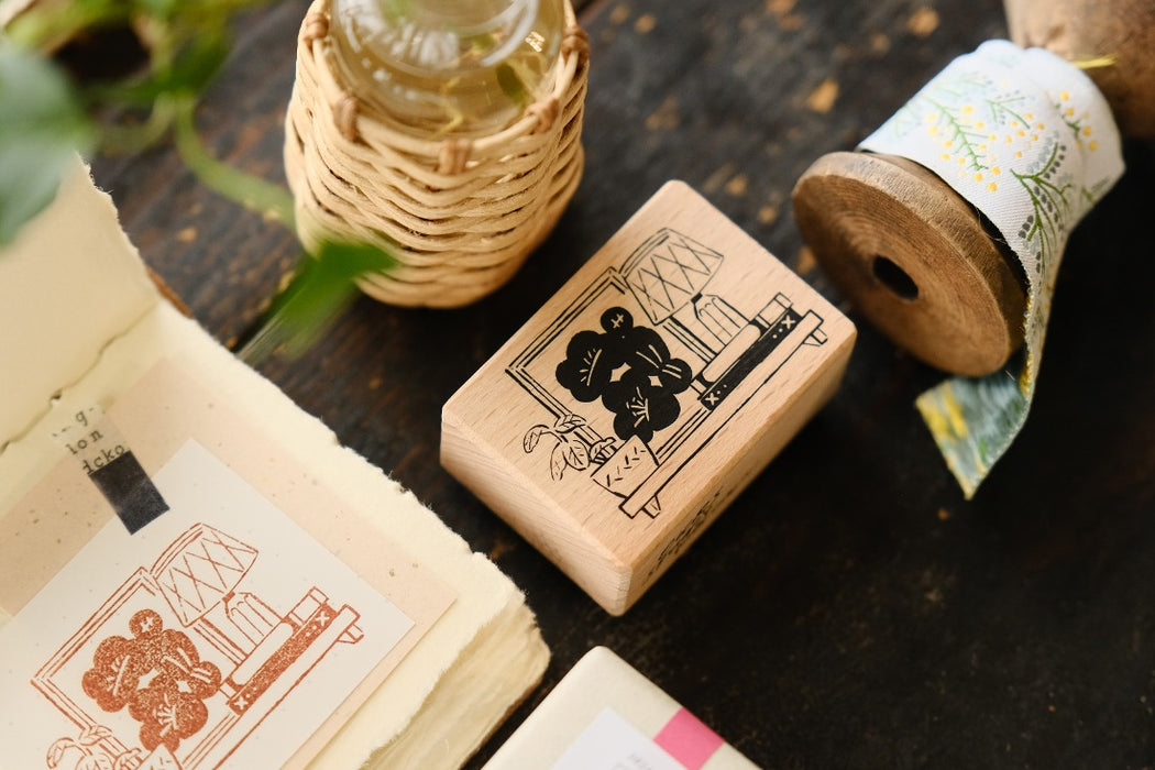 OURS Rubber Stamp // On the Wall