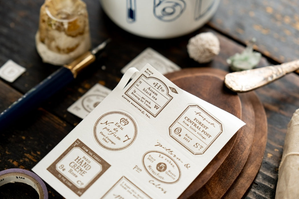OURS Letterpress Label Book // Grocery