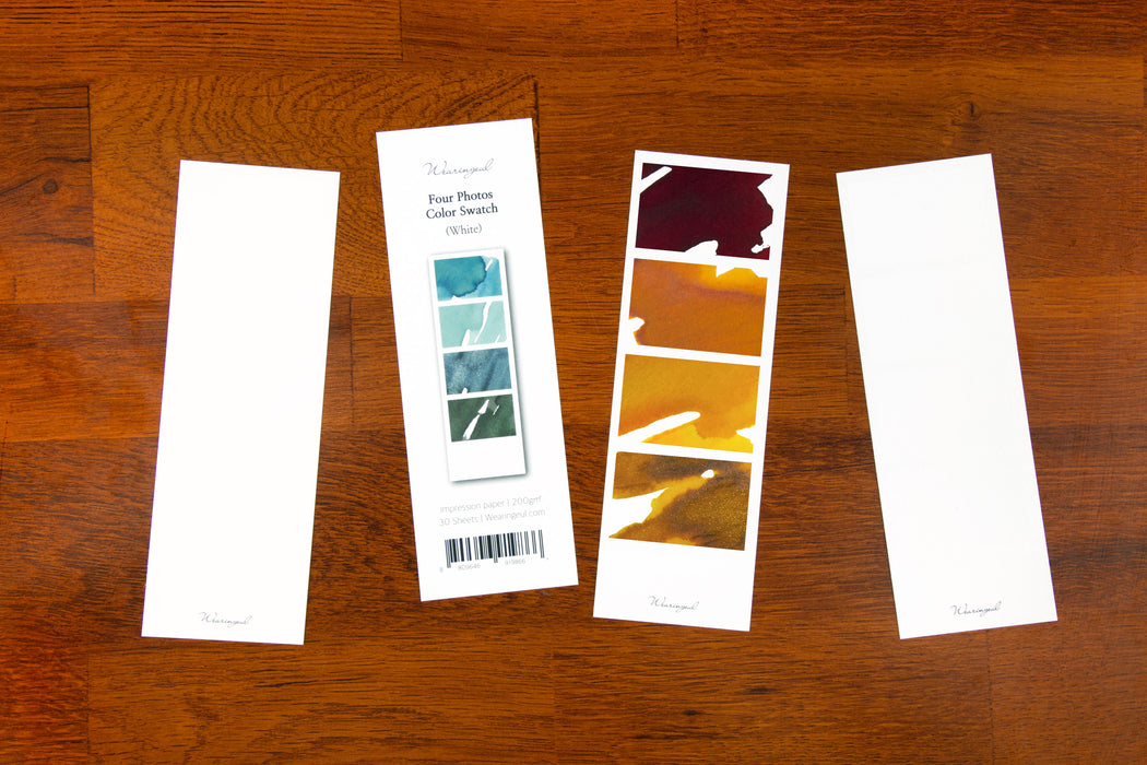 Wearingeul Color Swatch Card // Four Photos