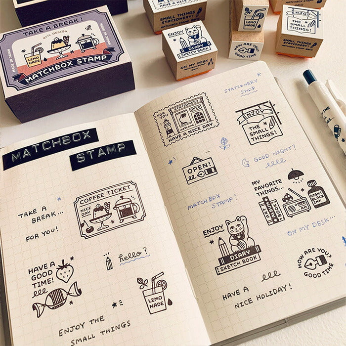 eric small things - Matchbox Stamp Set