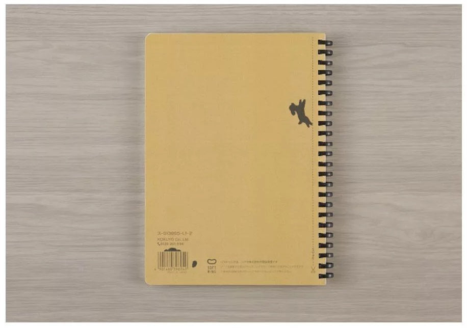 【Limited Edition] KOKUYO Campus Paws A5 Soft Ring Notebook