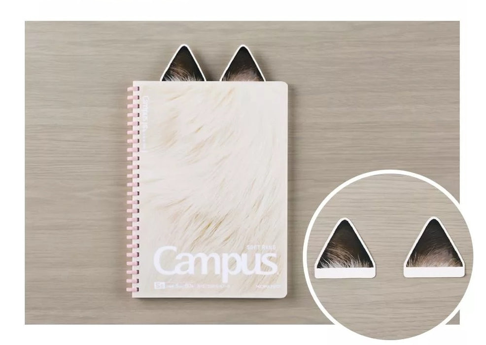 【Limited Edition] KOKUYO Campus Paws A5 Soft Ring Notebook