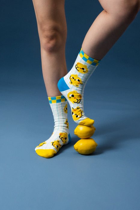 Quirkyqing by yiqing gan Socks // Lemon Cheeks