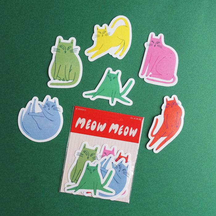 Ke ai de ke Sticker Pack // Meow Meow