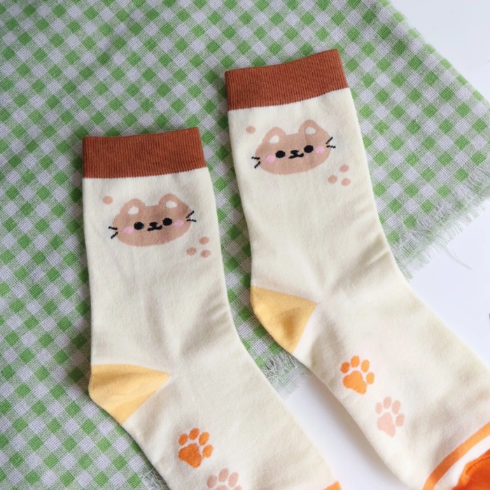 Panda Yoong Socks // Cat