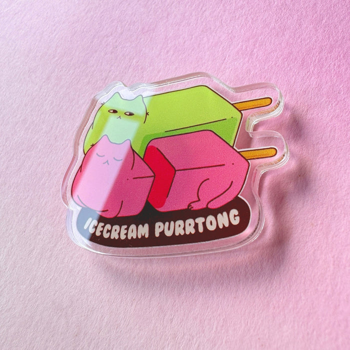 Moving Pencil Magnet // Icecream Purrtong