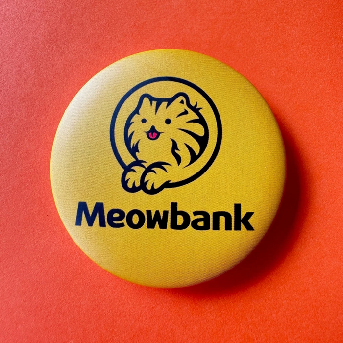 Moving Pencil Button Badge // Meowbank