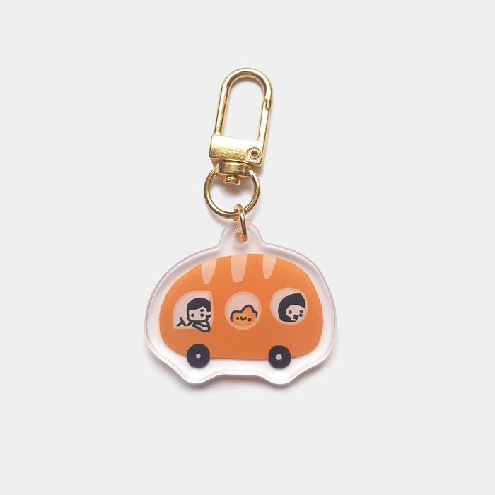 Nothingwejun Acrylic Keychain // Bread Bus