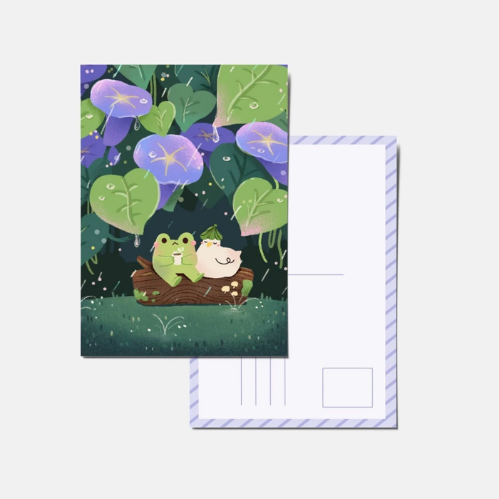 Panda Yoong Postcard // Frog & Ducky Morning Glory