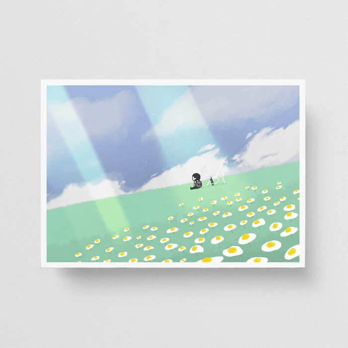 Nothingwejun Art Print // Egg Field