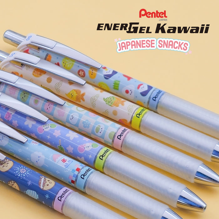 Pentel EnerGel 0.5 mm Gel Pen (Needle-Point) // Kawaii Japanese Snacks