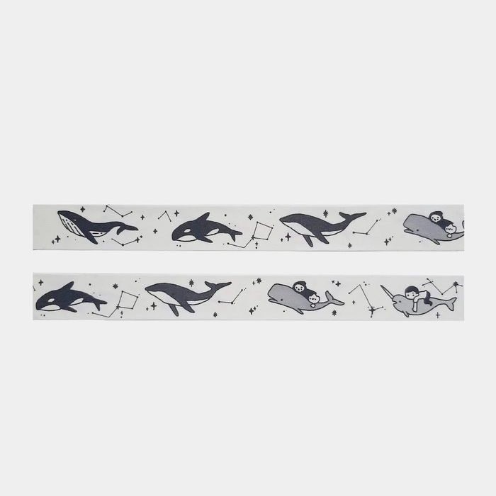 Nothingwejun Washi Tape // White Whale