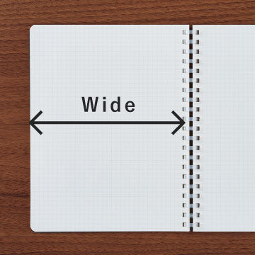 Kokuyo Sooofa Soft Ring Notebook / Grid (B6 Size)