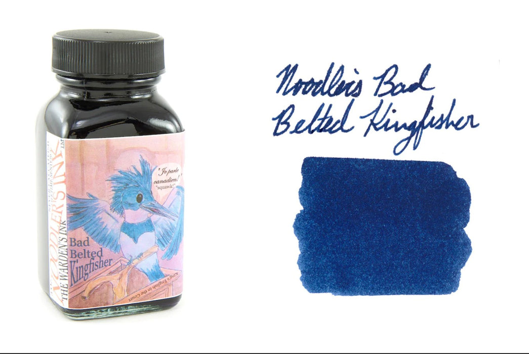 Noodler's Fountain Pen Ink // Bad Belted Kingfisher (Bulletproof)