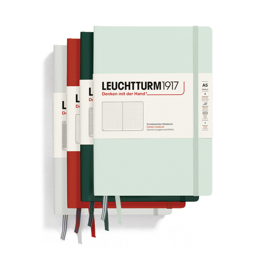 Leuchtturm1917 A5 Hardcover Notebook // Smooth Colors (Dotted/Plain/Pe —  Stickerrific