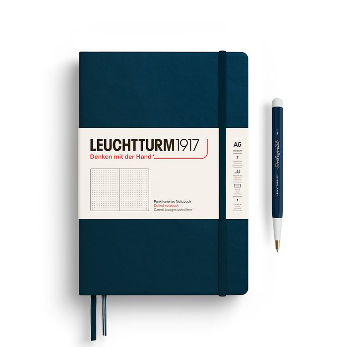 Leuchtturm1917 A5 Hardcover Notebook // Thinking Ahead (Dotted/Plain)