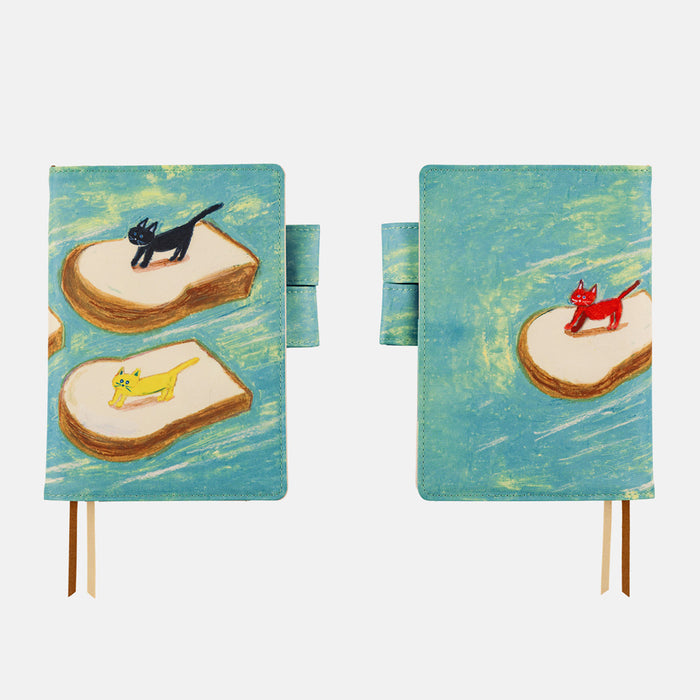 Hobonichi Techo Original Cover (A6 Size) // Keiko Shibata: Bread Floating in the Wind