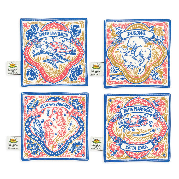 Bingka Coaster Set | Ombak Tiles