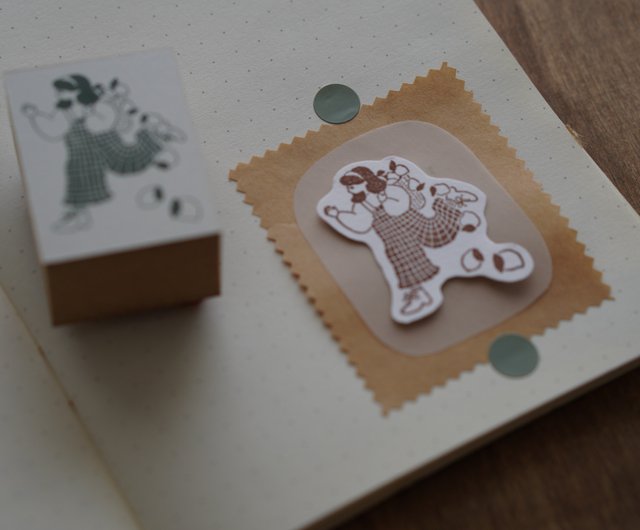 Ivy Snow Rubber Stamp // Lemon Girl