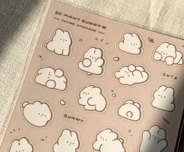 YuYing Sticker // So Many Bunny