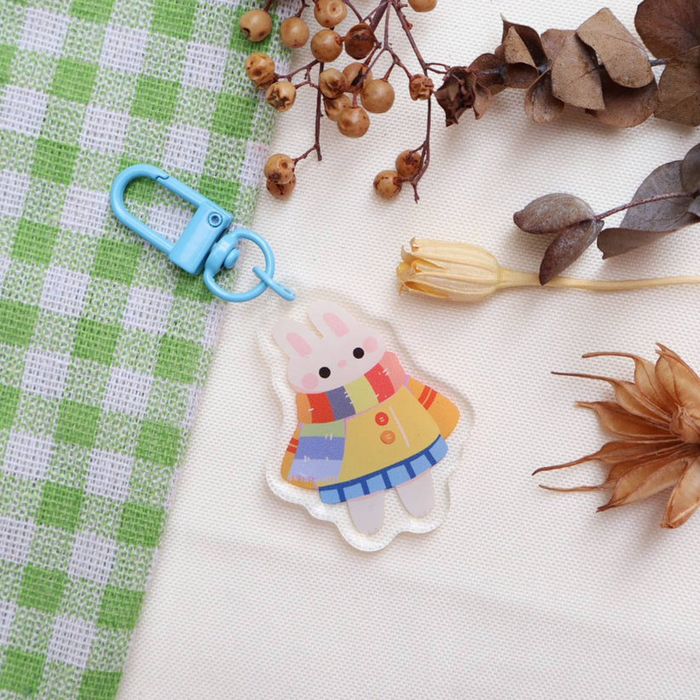 Panda Yoong Keychain // Sweater Buddies: Rabbit