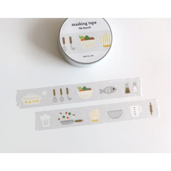 Suatelier Masking Tape | Illust.03