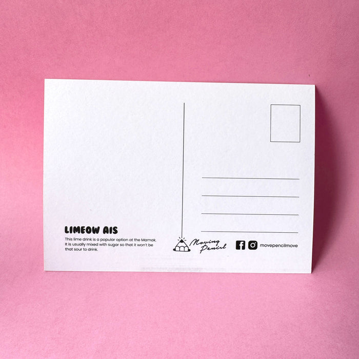 Moving Pencil Postcard // Limeow Ais