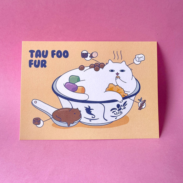 Moving Pencil Postcard // Tau Foo Fur