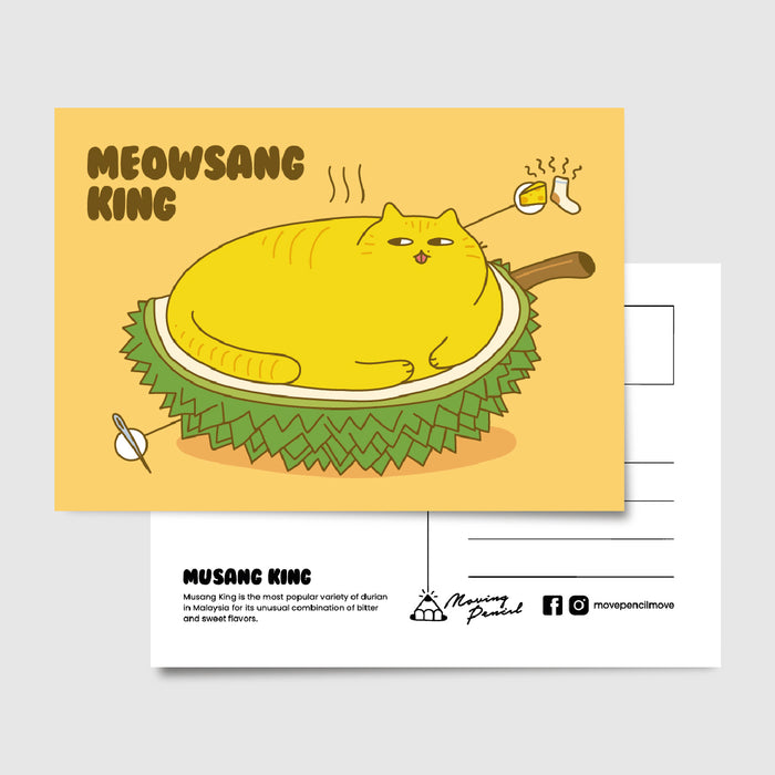 Moving Pencil Postcard // Meowsang King
