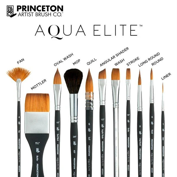 Princeton 4850 Aqua Elite Synthetic Kolinsky Sable Brush // Round