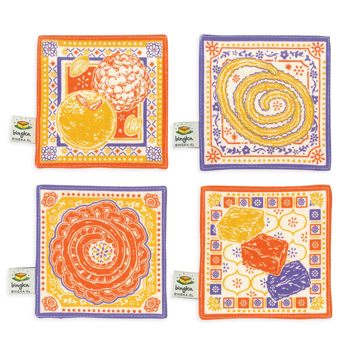 Bingka Coaster Set | Sweet & Savory Delights